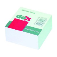 Poznámkové bločky nelepené 85x85x40 biele